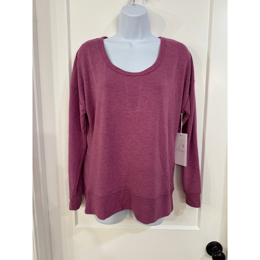 Balance Collection Women's wild aster Crisscross Georgia Sweatshirt Sz Small‎